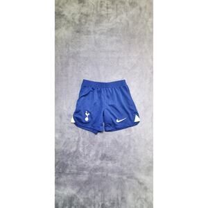 Nike Tottenham Hotspur Sz XS 96-104 CM Blue Shorts Litle Kid Dri-fit Logo C19-61